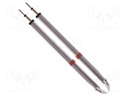 Tip; bent chisel; 1.78mm; 350÷398°C; for TZ-KIT-2 hot tweezers