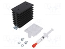 Heatsink: extruded; L: 103mm; W: 45mm; H: 80mm; aluminium; anodized