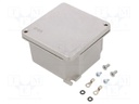 Enclosure: multipurpose; X: 101mm; Y: 101mm; Z: 58mm; S-8000; natural