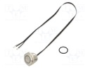 Switch: vandal resistant; Pos: 2; SPST-NO; 50mA/24VDC; IP65; green