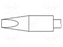 Tip; chisel; 5.5x1.5mm; longlife