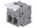PCB terminal block; straight; 5mm; ways: 2; on PCBs; 0.2÷2.5mm2
