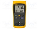 Temperature meter; double LCD,with a backlit; -200÷1372°C