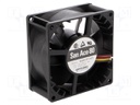 Axial Fan, 12 V, DC, 80 mm, 38 mm, 80.5 cu.ft/min, 2.26 m³/min