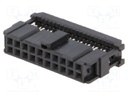 Plug; IDC; female; PIN: 20; IDC; for ribbon cable; 1.27mm