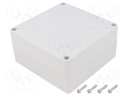 Enclosure: multipurpose; X: 120mm; Y: 120mm; Z: 60mm; polycarbonate