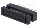 IDC transition; PIN: 12; THT; for ribbon cable; 1mm; Layout: 2x6