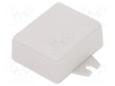 Enclosure: multipurpose; X: 40mm; Y: 50mm; Z: 20mm; with fixing lugs