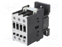 Contactor: 3-pole; NO x3; 24VAC; 25A; DIN,on panel; CEM; -25÷55°C
