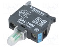 Illuminating unit; 22mm; Harmony XB4; -25÷70°C; Illumin: LED