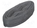 Wipe: steel wool; Size: 0