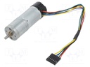 Motor: DC; with encoder,with gearbox; LP; 6VDC; 2.4A; 11rpm; 108g