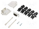 D-Sub HD; PIN: 15; male; shielded; straight; soldering; for cable