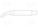 Tip; bent conical; 0.5mm