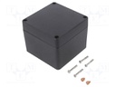 Enclosure: multipurpose; X: 140mm; Y: 140mm; Z: 91mm; 68; aluminium