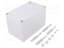 Enclosure: multipurpose; X: 105mm; Y: 170mm; Z: 112mm; INDUSTRIAL
