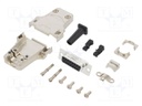 D-Sub; PIN: 15; female; shielded,with strain relief; straight