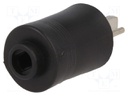 Plug; loudspeaker; male; plastic; screw terminal; straight