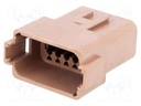 Connector: wire-wire; DT; plug; male; PIN: 12; IP68; Locking: latch
