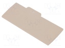End plate; Application: A series; colourless
