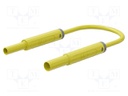 Test lead; 19A; banana socket 4mm,banana plug 4mm; insulated
