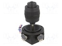 Joystick; 1.8÷3.2kΩ±5%,3- axes,FIRE function, 1 x NO contact