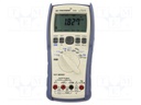 Digital multimeter; USB; LCD; 5 digits (50000); 10x/s; -10÷50°C