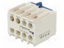 Auxiliary contacts; Series: TeSys K; Leads: screw terminals