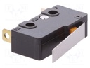 Microswitch SNAP ACTION; with lever; SPST-NC; 5A/125VAC; Pos: 2