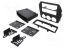 Radio mounting frame; Mazda; 2 DIN; black