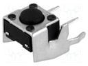 Microswitch TACT; SPST-NO; Pos: 2; 0.05A/12VDC; THT; none; 1N; 6x6mm