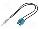 Cable; DIN plug,Fakra plug x2