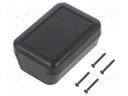 Enclosure: for remote controller; X: 50mm; Y: 70mm; Z: 30mm; ABS