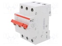 Switch-disconnector; Poles: 3; DIN; 50A; 415VAC; SHD200; IP20,IP40