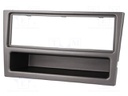 Radio mounting frame; Opel; 1 DIN; charcoal-metallic