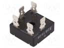 Three-phase bridge rectifier; Urmax: 800V; If: 15A; Ifsm: 350A; THT