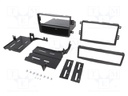 Radio mounting frame; Nissan; 2 DIN; black