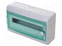 Enclosure: for modular components; IP65; light grey; IK09