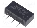 Converter: DC/DC; 1W; Uin: 11.4÷12.6V; 15VDC; Iout: 67mA; SIP7; 2.1g