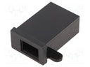 Enclosure: specialist; X: 34.6mm; Y: 54.2mm; Z: 20.5mm; ABS; black