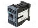 Contactor: 4-pole; NC + NO x3; 24VAC; 10A; DIN,on panel; 3RH20