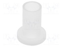 Insulating bushing; 6.2mm; 100pcs.