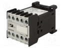 Contactor: 4-pole; NC x2 + NO x2; 220VAC; 4A; DIN,on panel; 3TH20