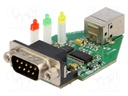 Module: USB; RS232,USB; D-Sub 9pin,USB B; -40÷85°C; 1Mbps