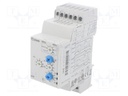 Frequency monitoring relay; 250VAC/5A,24VDC/5A; DIN; -20÷50°C