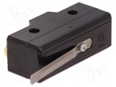 Microswitch SNAP ACTION; with lever; SPDT; 10A/250VAC; ON-(ON)