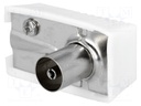 Plug; coaxial 9.5mm (IEC 169-2); female; angled 90°; for cable