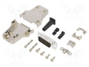 D-Sub; PIN: 15; male; shielded,with strain relief; straight