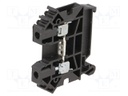 Splice terminal: rail; 0.5÷6mm2; ways: 1; terminals: 2; black; TS35