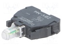 Illuminating unit; 22mm; Harmony XB4; -25÷70°C; Illumin: LED